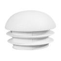 Plastic chair leg cap (inside, ball, round, 18-23-25, white) [I-RO-25-W-B]