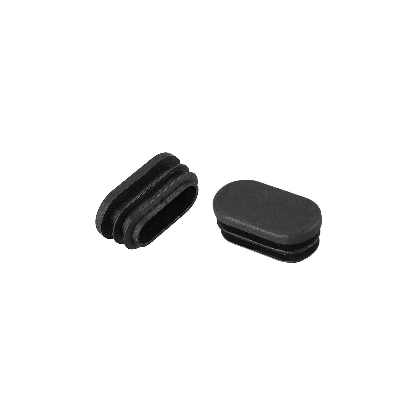 Plastic chair leg cap (inside, oval, 28-33-34, black)