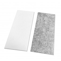 Anti-scratch felt (9 cm wide, 20 cm long, gray) to cut yourself