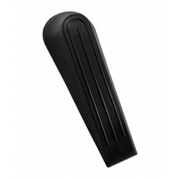 Eenvoudige rubber deurstopper (zwart rubber)