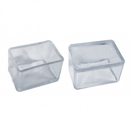 Flexibele Stuhlbeinkappe (Außenkappe, Rechteck, 20x40 mm Flexibele Stuhlbeinkappe (Außenkappe, Rechteck, 20x40 mm