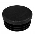 Plastic chair leg cap (inside, round, 22-26-28, black) [I-RO-28-B]