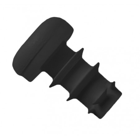 Set of 50 plastic plugs (inside, round, 5-8.5-10, black)