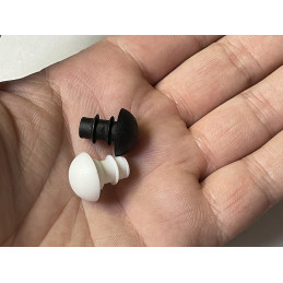 Set of 30 plastic plugs (inside, ball, round, 7-9.5-15.5