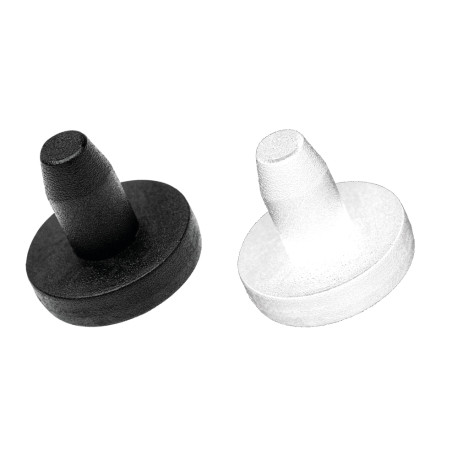 Set van 30 PVC dopjes, pluggen (binnenkant, rond, 6.5 mm, zwart) Set van 30 PVC dopjes, pluggen (binnenkant, rond, 6.5 mm, zwart)