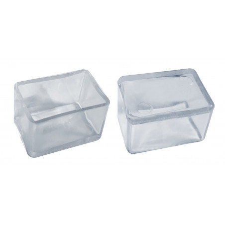 Set von 32 flexibele Stuhlbeinkappen (Außenkappe, Rechteck Set von 32 flexibele Stuhlbeinkappen (Außenkappe, Rechteck