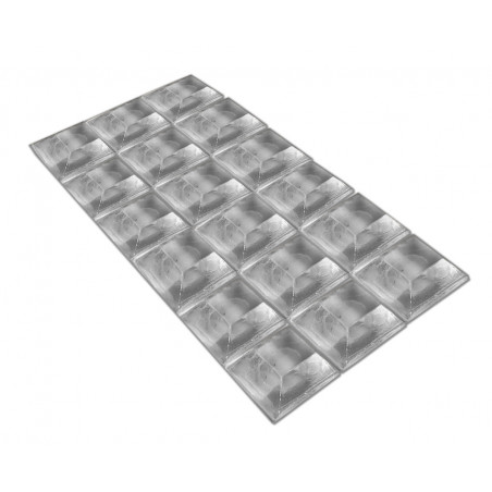 Set of 54 self adhesive buffers (type 4, 20x20 mm, trapezoid)