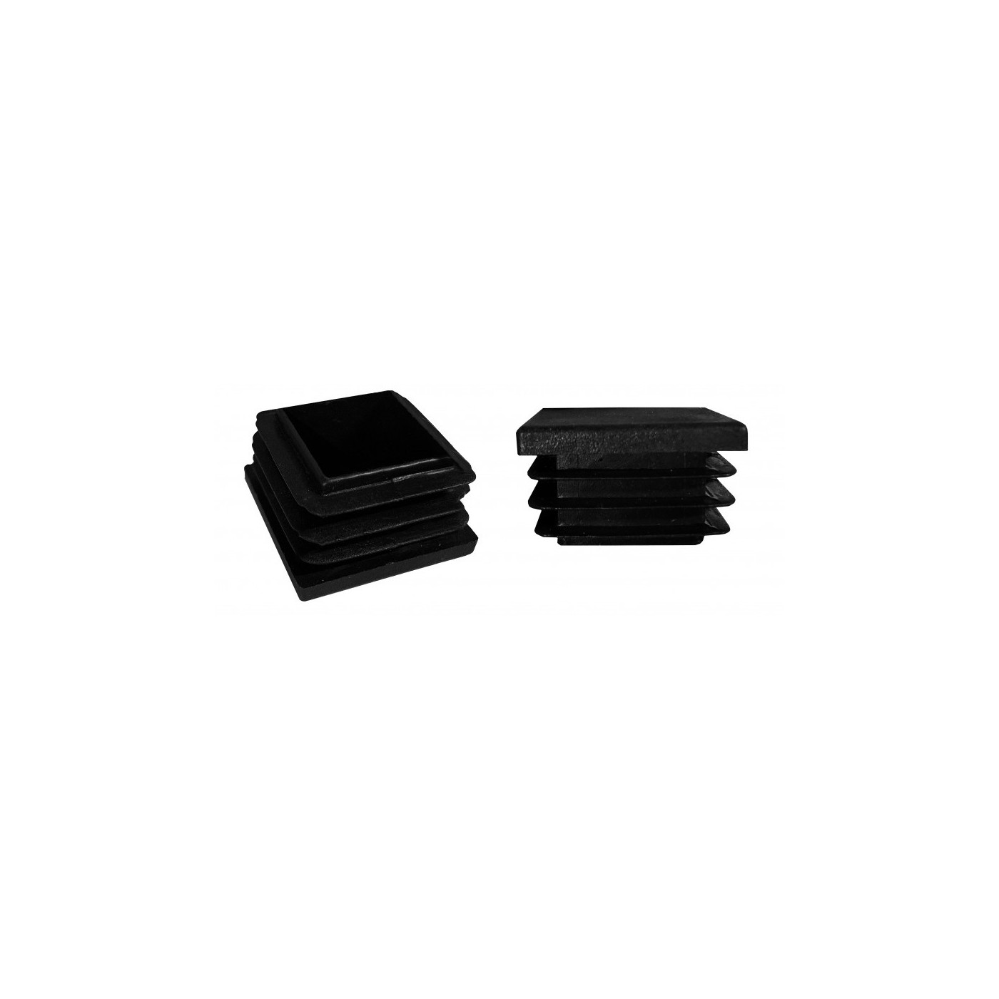 Set of 16 chair leg caps (F44/E49/D50, black)