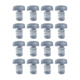 Set of 50 PVC plugs, buffers, bumpers (inside, round, 4.75 mm