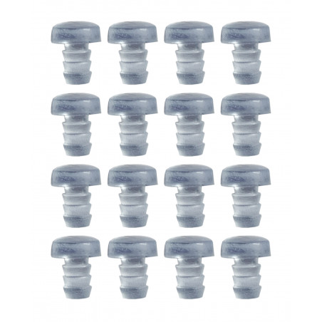 Set van 50 PVC dopjes, pluggen (binnenkant, rond, 4.75 mm Set van 50 PVC dopjes, pluggen (binnenkant, rond, 4.75 mm