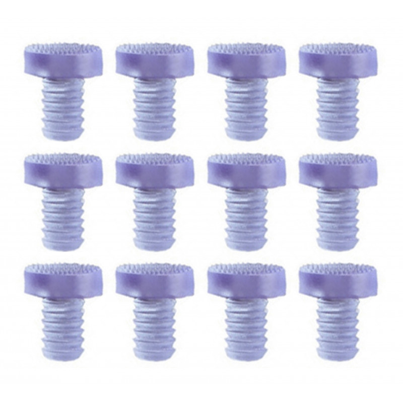 Set of 30 PVC plugs, buffers, bumpers (inside, round, 8.8 mm