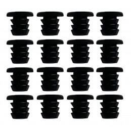 Set of 100 PVC plugs, buffers, bumpers (inside, round, 5.0 mm