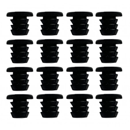 Set van 100 PVC dopjes, pluggen (binnenkant, rond, 5.0 mm Set van 100 PVC dopjes, pluggen (binnenkant, rond, 5.0 mm