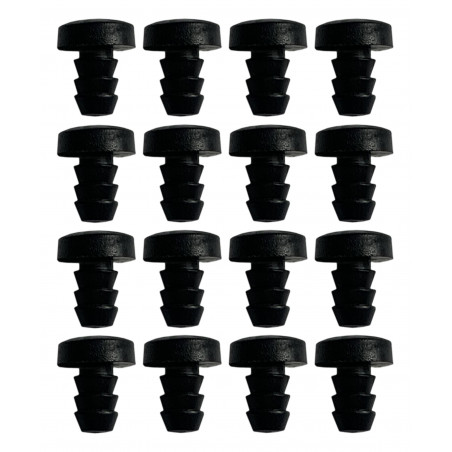 Lot de 50 bouchons PVC, tampons, pare-chocs (intérieur, rond Lot de 50 bouchons PVC, tampons, pare-chocs (intérieur, rond