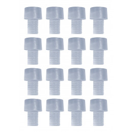 guangruiorrty Tampone tampone smorzatore paraurti autoadesivo 50 pezzi fermaporta tappo in silicone 