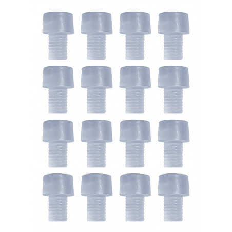 Set of 150 pvc caps, buffers, door dampers (type 4