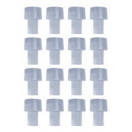 Juego de 50 tapones, topes, parachoques de PVC (interior
