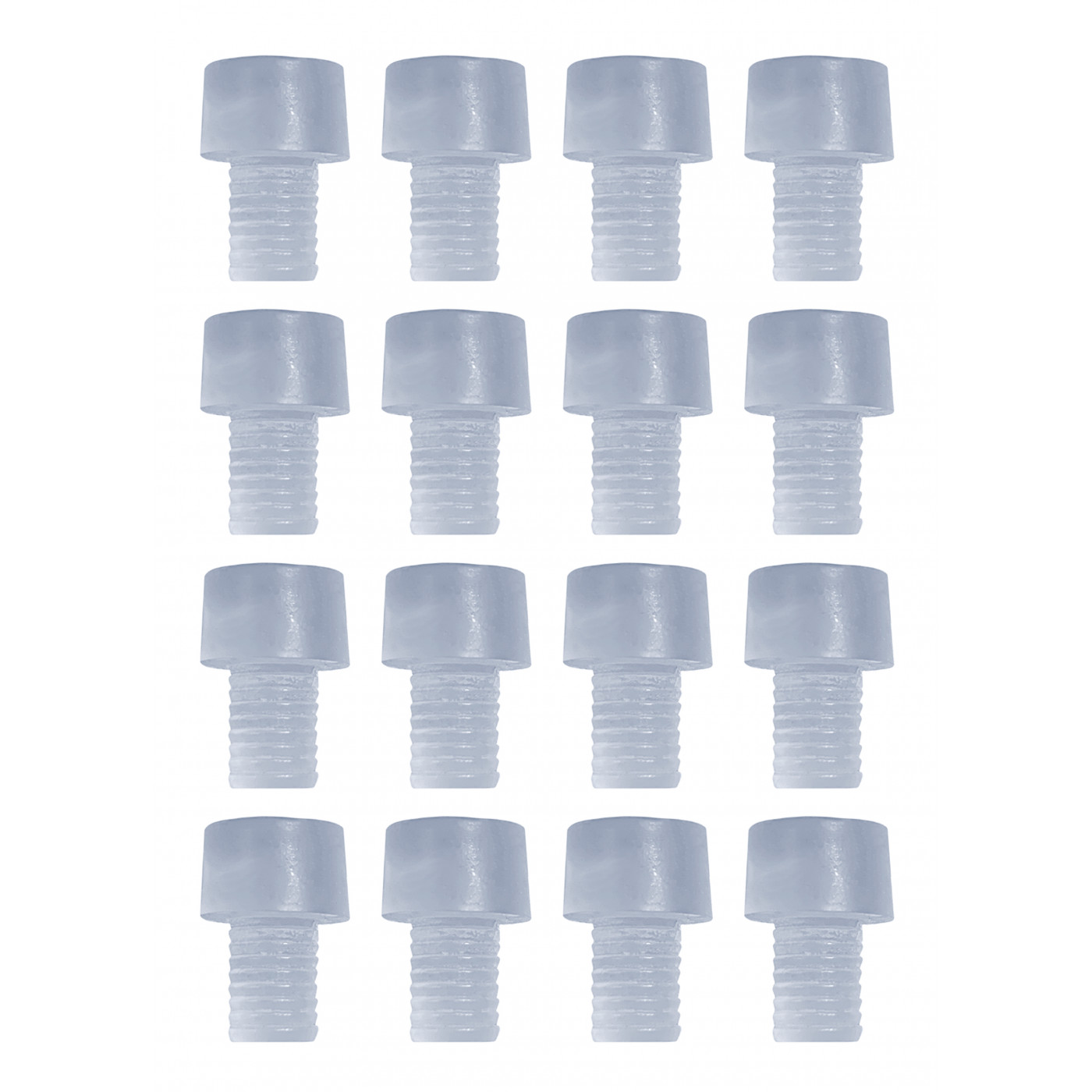 Set di 50 tappi in PVC, tamponi, paraurti (interno, tondo, 6,0