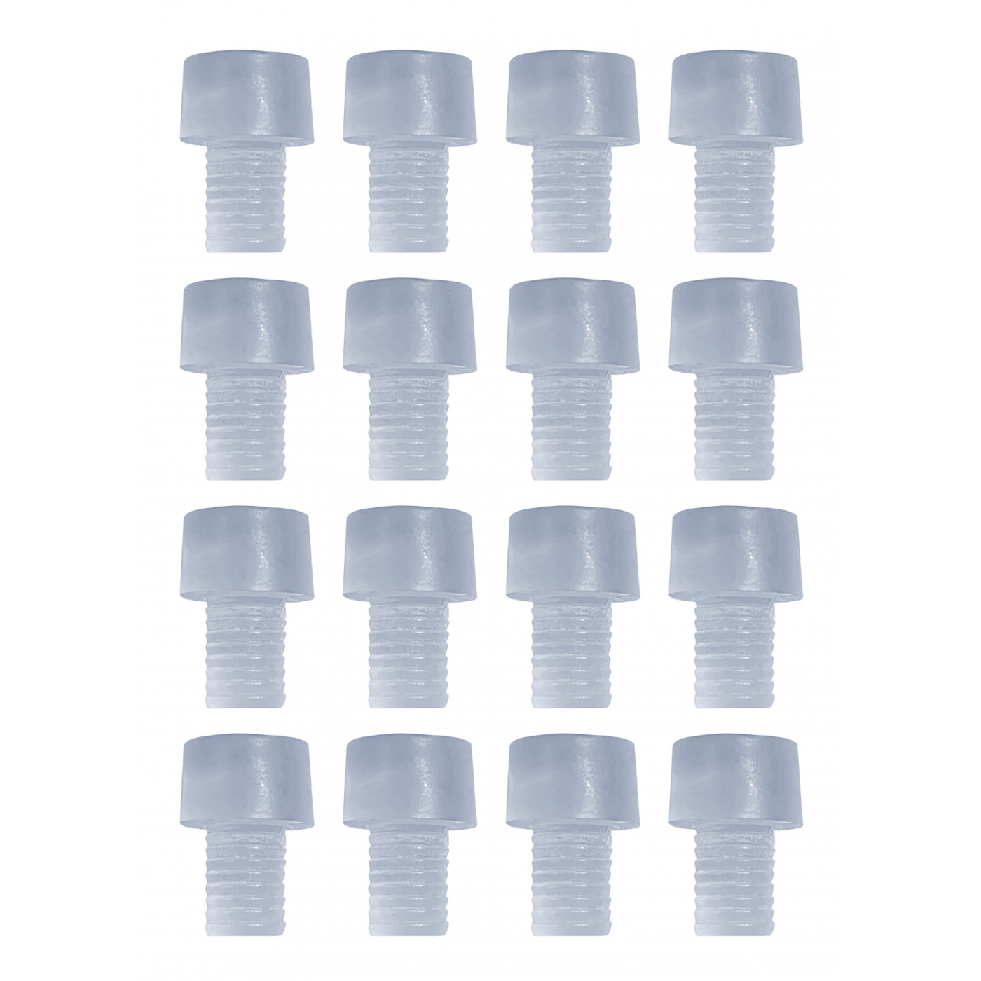 Set di 50 tappi in PVC, tamponi, paraurti (interno, tondo, 6,0