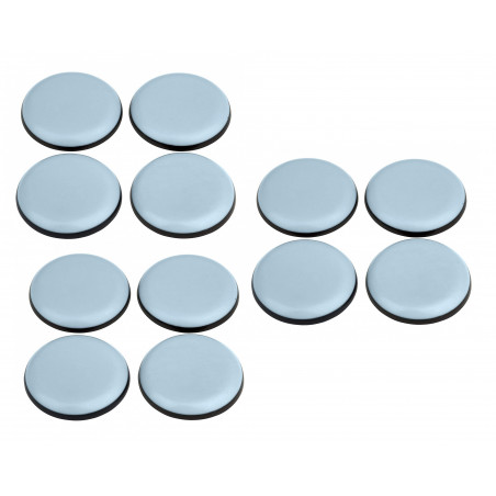 Set of 12 anti-scratch furniture floor protectors (round, 40 Set of 12 anti-scratch furniture floor protectors (round, 40